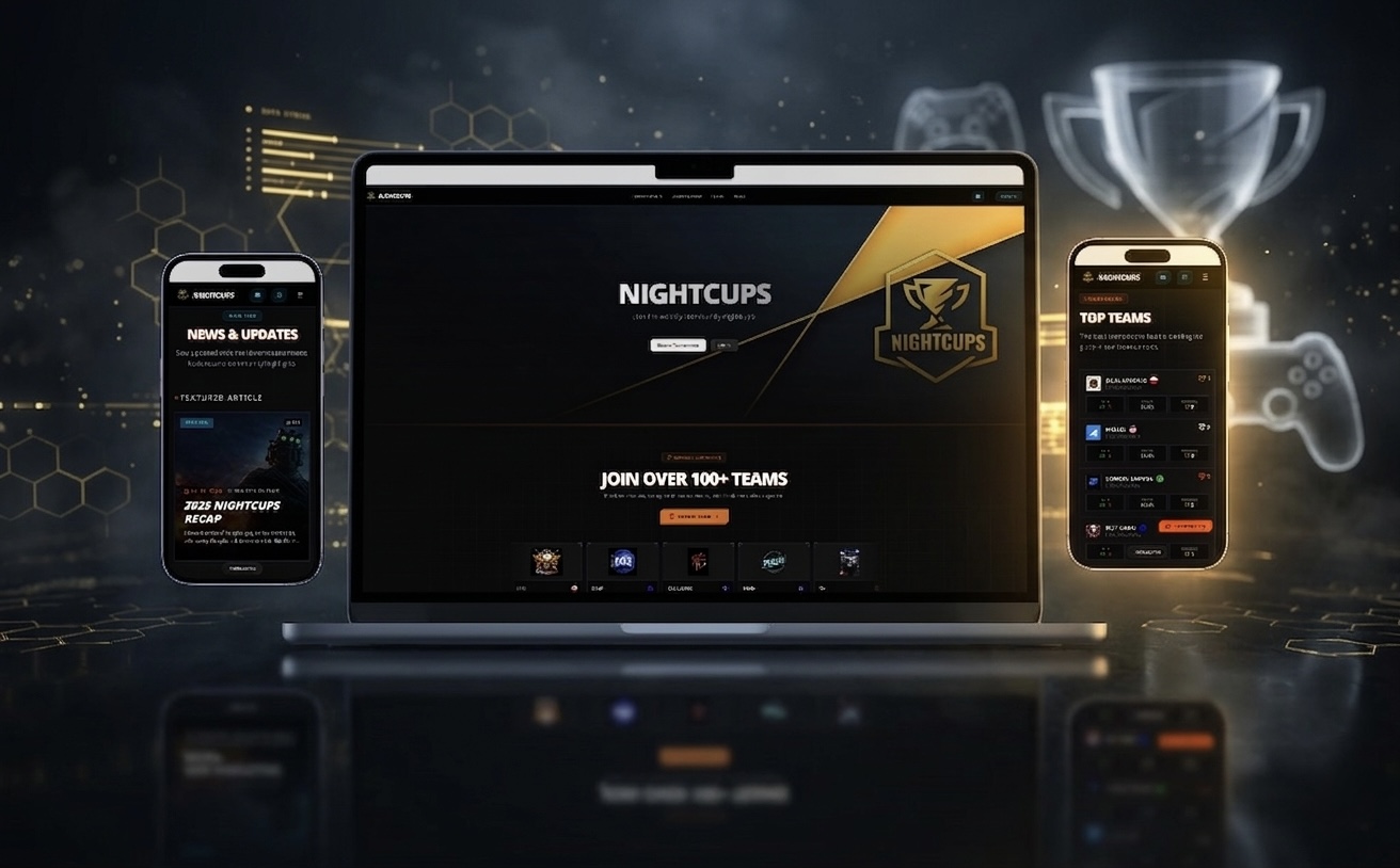 Nightcups – tournaments and a gamer community